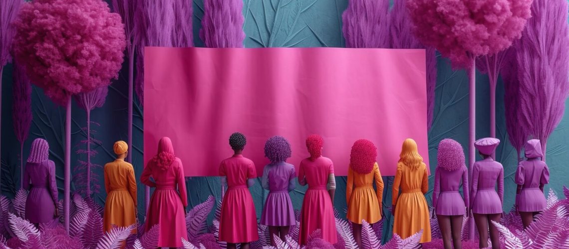 view-purple-women-figurines-womens-day-celebration_23-2151257731